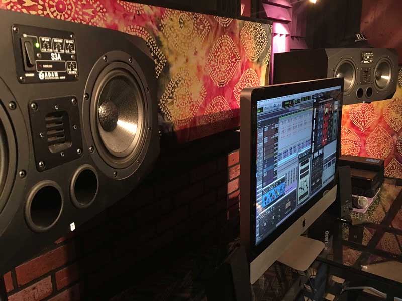 New Adam Studio Monitors In Control Room A - English Point, Idaho